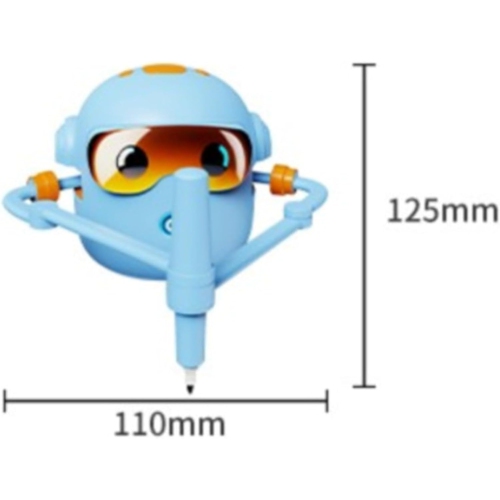 Children's interactive painting robot - creative educational toy with painting cards, smart early childhood education machine for children aged 4 to