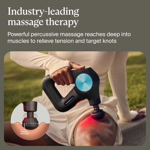 TheraGun Pro Plus 6-in-1 Deep Tissue Percussion Massage Gun - Handheld Personal Massager for Full Body