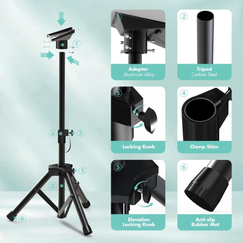 Starlink Gen 3 Tripod Stand, Adjustable Heavy Duty Tripod Stand Mount