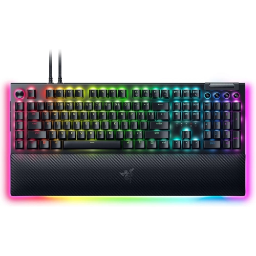 Refurbished BlackWidow V4 Pro Keyboard (Green Switch), Black