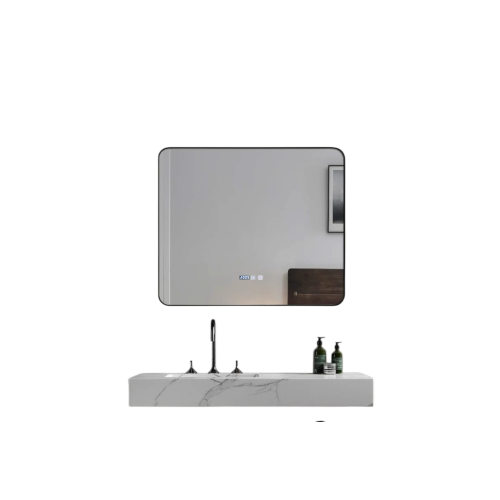 Auvabath OS-468490 90x80 cm Rectangular LED Mirror – IP65 Waterproof, Copper-Free, Aluminum Back