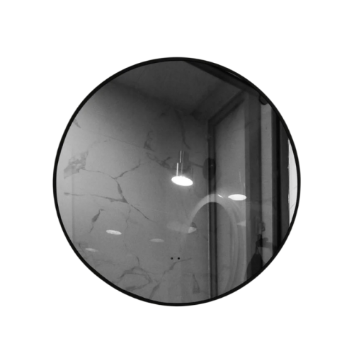 Auvabath OS-4647 75 cm Round LED Mirror – IP65 Waterproof, Copper-Free Glass, Aluminum Frame