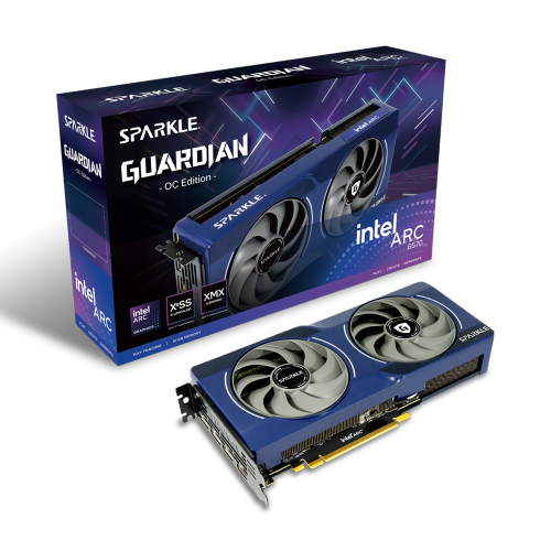SPARKLE Intel Arc B570 GUARDIAN OC Graphics Card, 10GB GDDR6, 160bits TORN Cooling 2.0, Axial Fan, Breathing Light, Metal Backplate, SB570G-10GOC