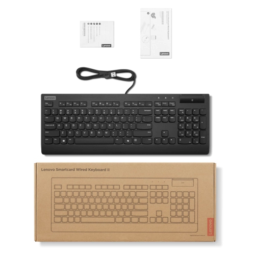 Lenovo Smartcard Wired keyboard II AI - US English