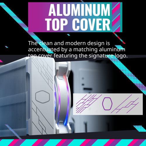 Cooler Master Hyper 212 Halo White CPU Air Cooler