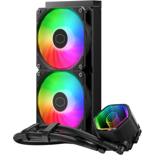 Cooler Master MasterLiquid 240L Core II ARGB CPU AIO Liquid Cooler (MLW-D24M-A18PA-R1)