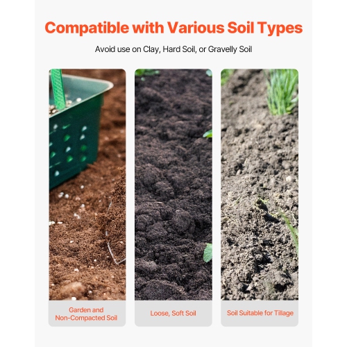 VEVOR 57.5-Inch Post Hole Digger, Heavy Duty Post Hole Digger with Fiberglass Handle, Manual Hole Digger with Scale Markings and Metal Blade, Post