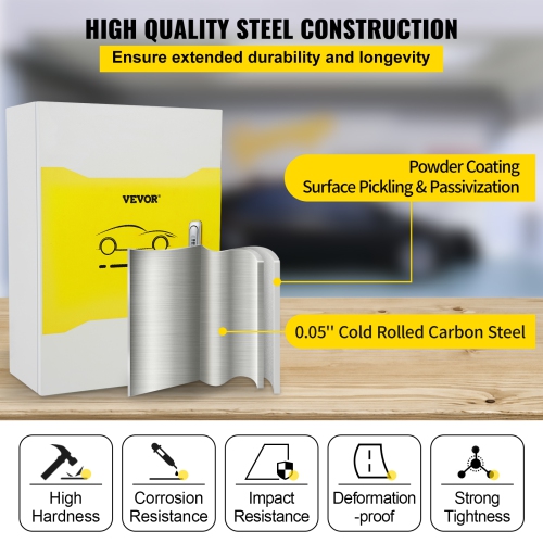 VEVOR 28'' x 20'' x 10'' Tesla Charger Station Box, Outdoor Cable Box Charging Box Cable Organizer, IP32 Waterproof Dustproof Cool Roll Steel