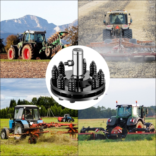 VEVOR 1 3/8" PTO Slip Clutch, Smooth Round Ends PTO Friction Clutch, Carburized Steel Tractor Slip Clutch, Adjustable Rotary Cutter Slip Clutch,