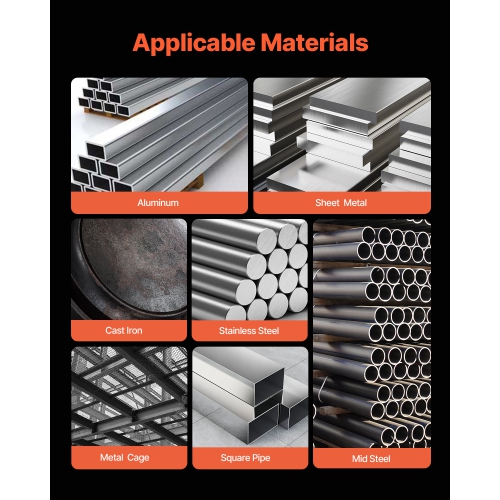 Machine à souder VEVOR 250&nbsp;A Pro MIG, machine à souder synergique 5-en-1 MIG Pluse/Gaz MIG/Flux Core MIG/Stick/Lift TIG, soudeur à mi-tension en