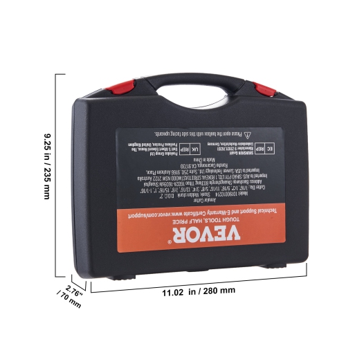 VEVOR 6 pcs Annular Cutter Set, Weldon Shank Mag Drill Bits, 2" Cutting Depth, 1" to 2" Cutting Diameter, M2AL High-Speed Steel, with 2 Pilot Pins