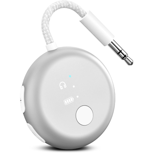 SoundJet R1 d'Avantree – Adaptateur Bluetooth pour écouteurs et AirPods Travel Flight, aptX Adaptive, batterie 20H, émetteur audio sans fil avec jeu