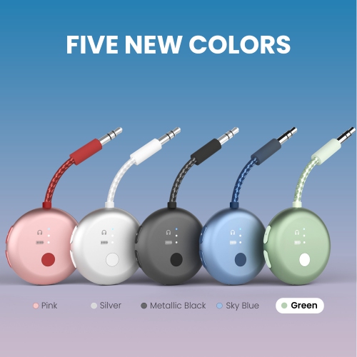 SoundJet R1 d'Avantree – Adaptateur Bluetooth pour écouteurs et AirPods Travel Flight, aptX Adaptive, batterie 20H, émetteur audio sans fil avec jeu