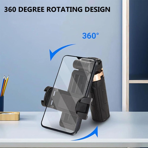 Mini Bluetooth Selfie Stick, Telescopic Portable Selfie Stick with Built-In Remote for Travel and Home Photography