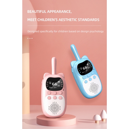 Mini walkie-talkie toys for children 3KM wireless talk USB charging outdoor parent-child educational interactive gameStandard one pair