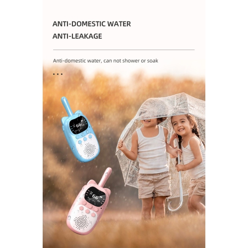 Mini walkie-talkie toys for children 3KM wireless talk USB charging outdoor parent-child educational interactive gameStandard one pair