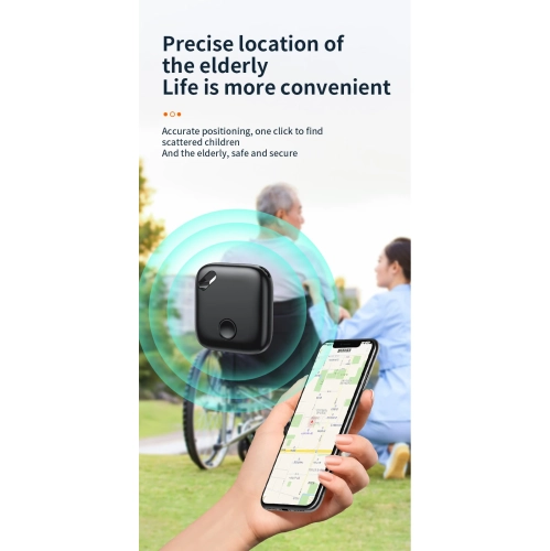 Global Smart Locator - Suitable for Apple mobile phone accurate search - Family elderly, valuables, luggage, keys, car waterproof - White