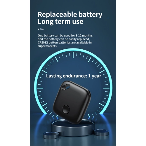 Global Smart Locator - Suitable for Apple mobile phone accurate search - Family elderly, valuables, luggage, keys, car waterproof - White