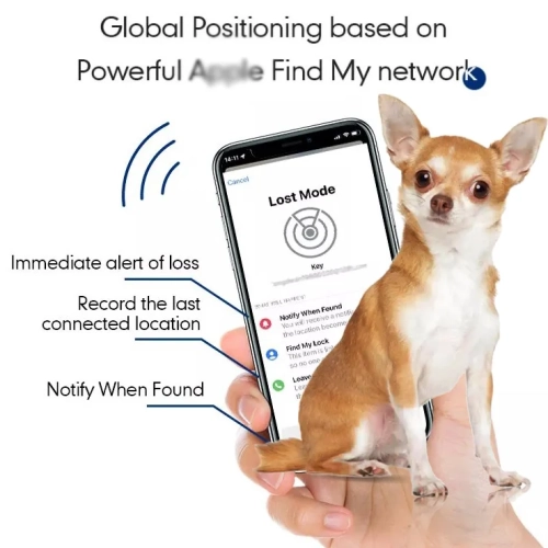 Global Smart Locator - Suitable for Apple mobile phone accurate search - Family elderly, valuables, luggage, Bluetooth 5.2, keys, car waterproof -