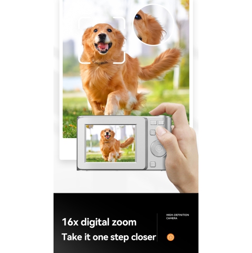 New CCD student retro camera HD dual camera can take photos and record video mini SLR camera student 4k camera-black + 32G memory card [with card