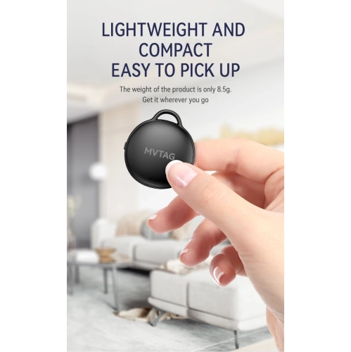 Global Positioning Long-term Locator - Suitable for Apple mobile phone accurate search - Family Elderly, Luggage, Keys, Car Waterproof - Black
