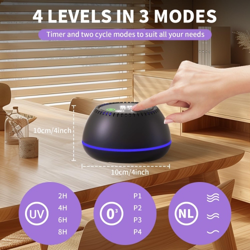 Ozone Machine Odor Removal,Air Purifier for Pets Smoke Closet Toilet,Home Use Ozone Formaldehyde Remover