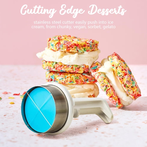 Ice Cream Sandwich Scoop, Stainless Steel Cookie and Ice Cream Sandwich Maker for Kitchen or Dessert Shops