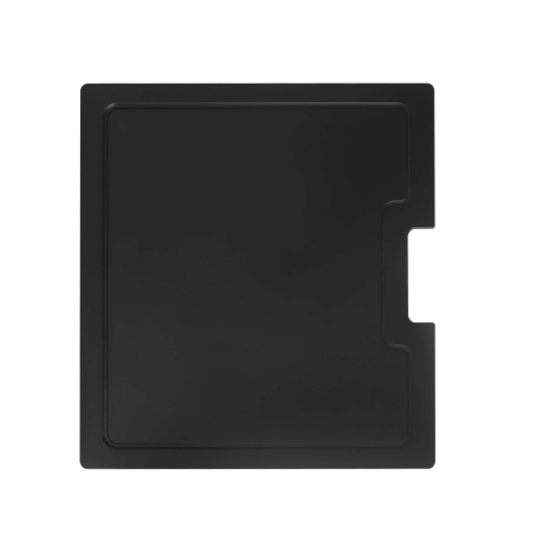 16 3/4" Black Wood Fiber Workstation Cutting Board