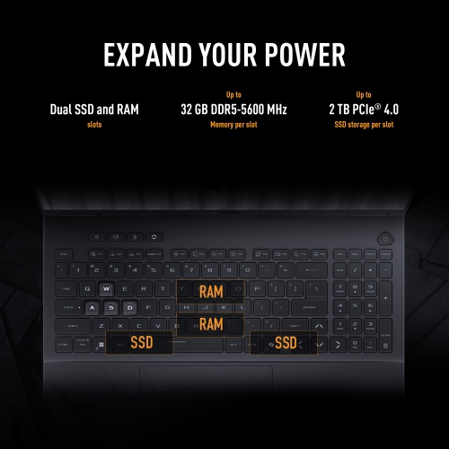 ASUS TUF Gaming F16 Gaming Laptop (16” 165Hz Display / Intel Core i5-13450HX Processor / NVIDIA GeForce RTX 5060 / 16GB RAM / 1TB SSD / Windows 11