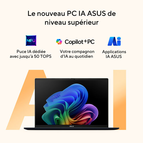 ASUS Vivobook 16" Copilot+ PC Laptop - Quiet Blue (AMD Ryzen AI 5 330/32GB RAM/512GB SSD/Windows 11)
