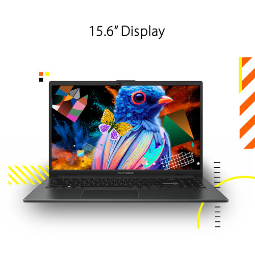 Portable Vivobook Go de 15,6 po d'ASUS - Noir mixte (Core i3-N305 d'Intel/mémoire vive de 8 Go/disque SSD de 512 Go/Windows 11)