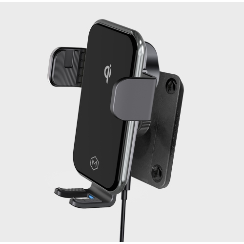 Support de chargement rapide sans fil pour l'auto Auto Grip avec plaque AMPS - Certifié Qi