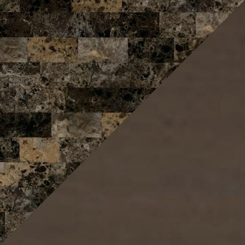 Cosmic Homes 7-Piece Brandon Dining Table Set for 6 – Black & Brown, Wooden Kitchen Table with Faux Leather Chairs