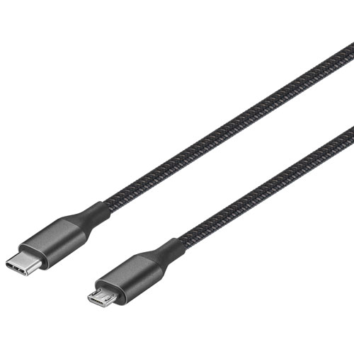 Insignia 1m (3.3 ft.) Micro USB to USB-C Cable - Only at Best Buy