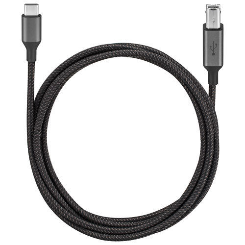 Insignia 0.91m (3 ft.) USB-B to USB-C Cable (NS-DCC2B26-C) - Only at Best Buy