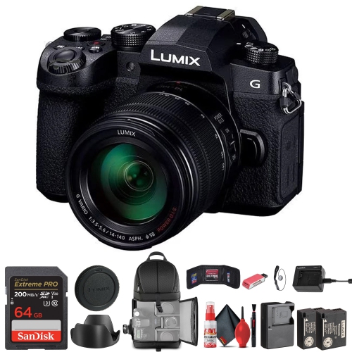 Panasonic LUMIX DC-G99 G VARIO 14-140mm Mirrorless Camera Bundle and Lens Kit