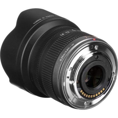 Panasonic Lumix G Vario 7-14mm f/4 ASPH. Lens with Bundle Kit Includes: Sandisk Extreme Pro 64GB SD Card + More