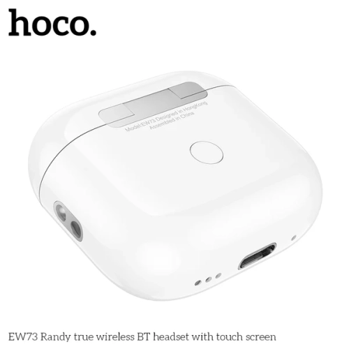 Hoco EW73 Wireless Buds with Touch Screen, White