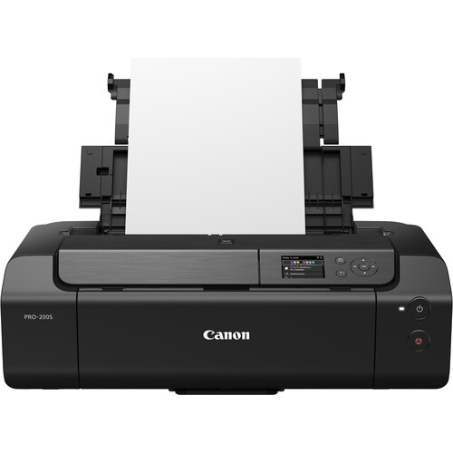 Canon PIXMA PRO-200S Wireless Printer | 13-Inch Photo, 8-Color Dye Ink, Compact - Bundle