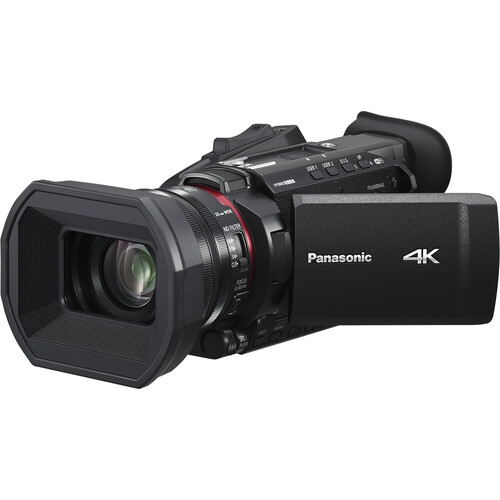 Panasonic HC-X1600 UHD 4K HDMI Lightweight Compact Camcorder with 24x Zoom + Case - Bundle