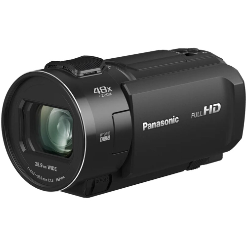 Panasonic HC-V900 Lightweight Full HD Camcorder with 24x Zoom + 128GB Memory Card + More