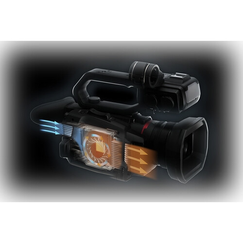 Panasonic AG-CX20 4K Professional Compact Camcorder with Rich Connectivity + 4K Monitor + More