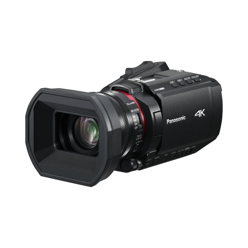 Panasonic X1200 4K Camcorder, Wide Angle Telephoto Lens with 24X Zoom, Hybrid O.I.S.,Lightweight Heat Dispersing Design, Eco Packaging - HC-X1200