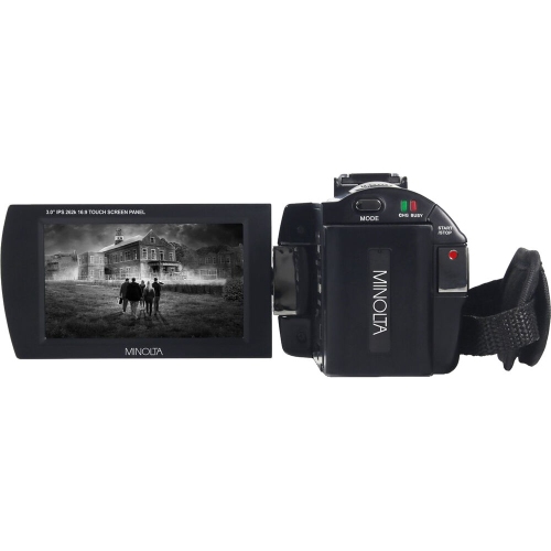 Minolta MN4K25NV 4K Ultra HD 30 MP Night Vision Camcorder Bundle kit