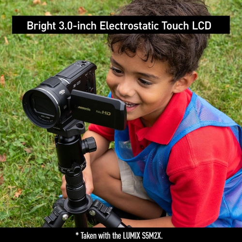 Panasonic Full HD Camcorder, Lightweight Video Camera, Easy to Use for Sports, Travel, and Holidays V900
