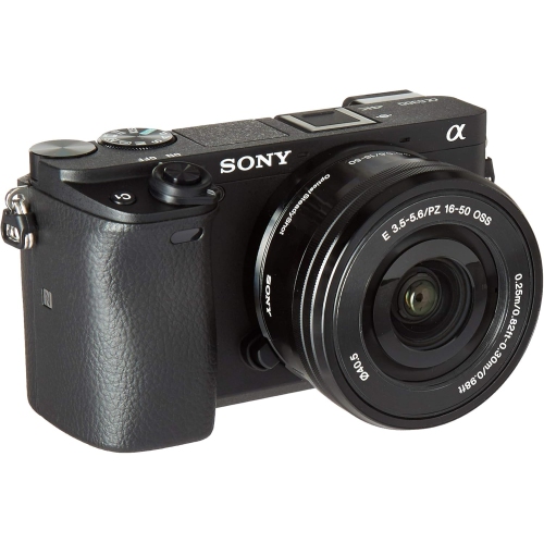 SONY  Refurbished (Excellent) - Alpha A6300 Mirrorless Camera Interchangeable Lens Digital Camera With 16-50MM Power Zoom Lens - E Mount Compatible