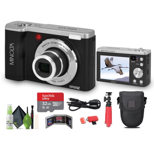 MINOLTA  Mnb5Z Digital Camera 56Mp With 5X Optical Zoom In In Black Great camera