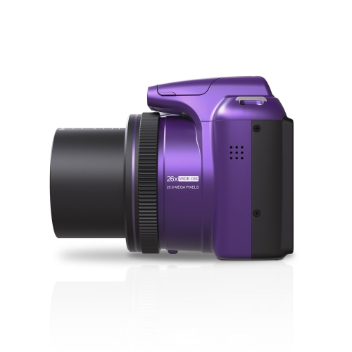 Minolta 20 Mega Pixels 26x Optical Zoom Digital Camera 1080p FHD Video Purple