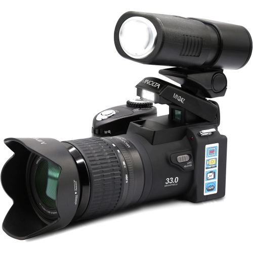 Minolta MN24Z 33 MP / 1080p HD Digital Camera w/Interchangeable Lens Kit Bundle