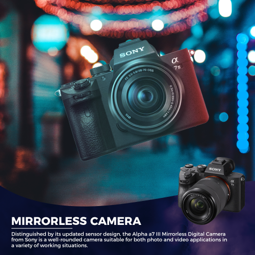 Open Box - Sony Alpha a7 III Mirrorless Digital Camera with 28-70mm Lens